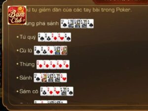 Bai Poker tren BUMCLUB duoc nguoi choi danh gia cao