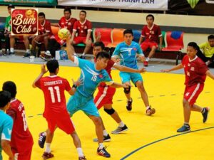 Ca cuoc Handball nam tren nen tang cuoc 5 0