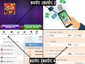 Hinh anh huong dan chi tiet bon buoc cuoc phi tieu cung BUMCLUB