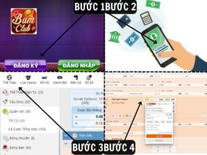 Hinh anh huong dan chi tiet bon buoc cuoc quan vot cung BUMCLUB