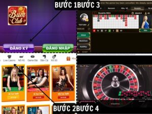 Huong dan 4 buoc tham gia cuoc Roulette tai BUMCLUB