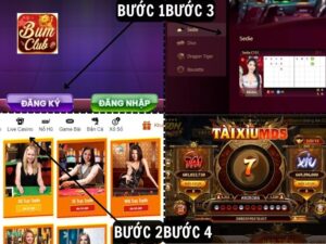 Huong dan 4 buoc tham gia cuoc Tai xiu MD5 tai BUMCLUB