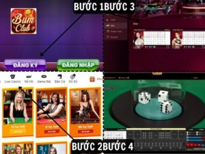 Huong dan 4 buoc tham gia cuoc Tai xiu tai BUMCLUB 1
