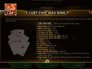 Mậu Binh – Game Bài Đổi Thưởng Kịch Tính Dành Cho Mọi Người Chơi tại BUMCLUB 1 Mau Binh la tro choi danh tran bang cac la bai