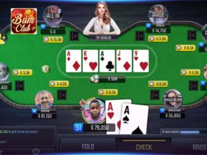 Moi van bai Poker trai qua bon vong cuoc tieu chuan