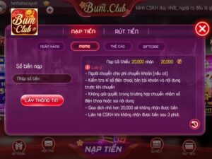 Nap tien bang Momo co toc do cao